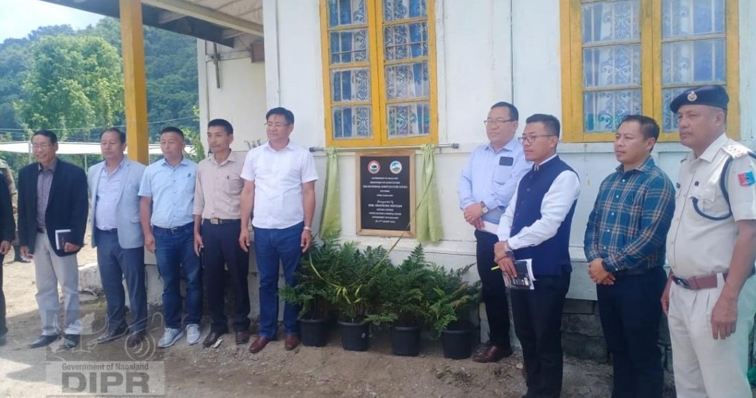 MHATHUNG YANTHUNG INAUGURATES SUB-DIVISIONAL HORTICULTURE OFFICE AT PFUTSERO