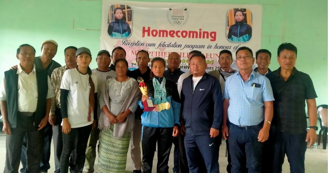 GOLD MEDALIST PEIHEITEILE ESALUNG FELICITATED