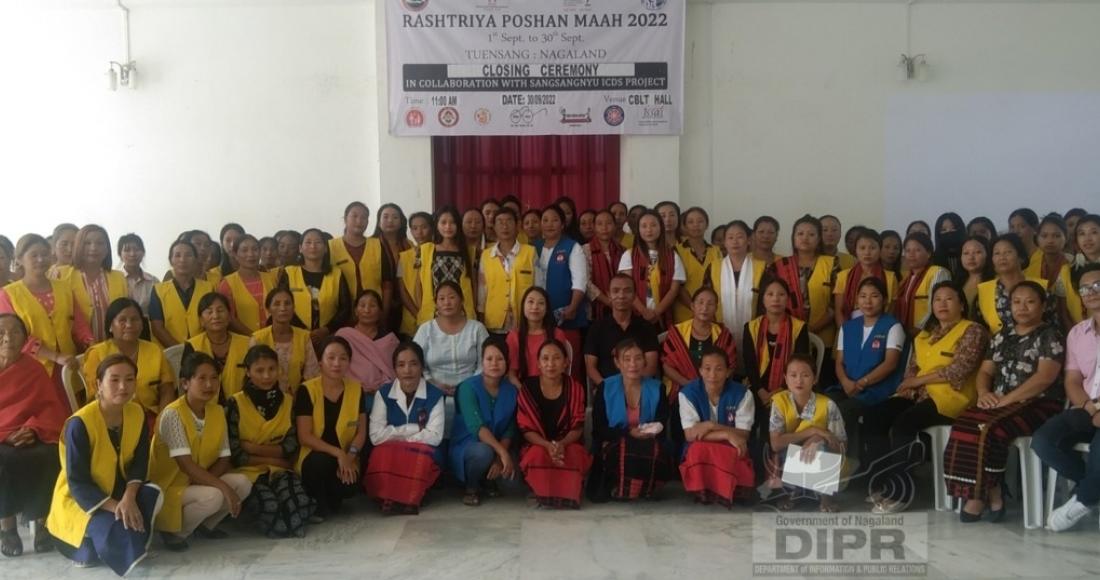 CLOSING PROGRAMME OF POSHAN MAAH 2022 HELD IN TUENSANG