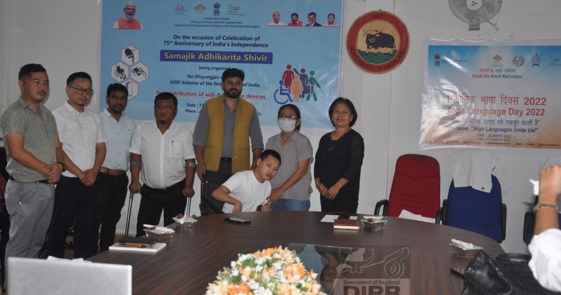 DISTRIBUTION CAMP UNDER ADIP SCHEME HELD IN MOKOKCHUNG