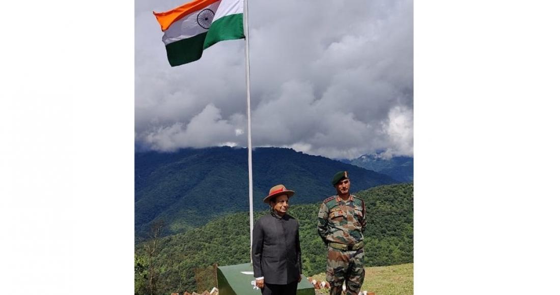 Governor, Prof. Jagdish Mukhi at Assam Rifles COB ITC Dan