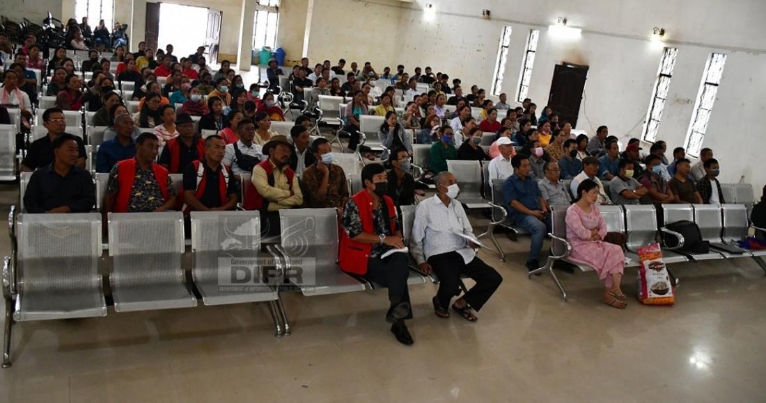 IEC AWARENESS PROGRAMME-CUM-TRAINING ON WASTE MANAGEMENT CONDUCTED AT WOKHA