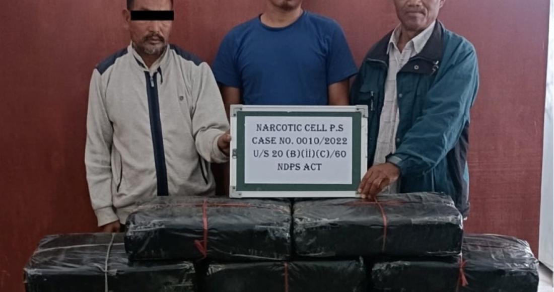 200 KG OF SEIZED GANJA RECOVERED BY NAGALAND POLICE