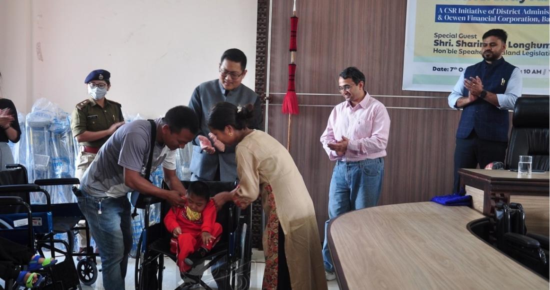 ASSISTIVE AIDS DISTRIBUTED TO PWDS IN MOKOKCHUNG