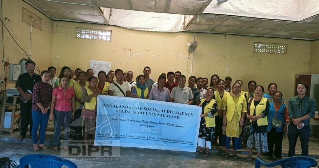 PUBLIC HEARING UNDER NSAP SCHEME HELD AT PEREN