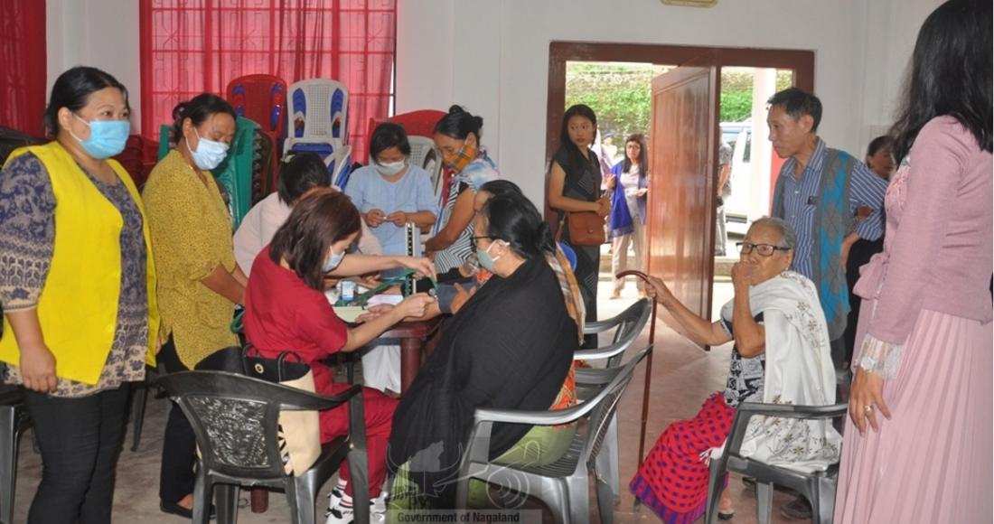 Medical Camp for the elderly persons at Mokokchung