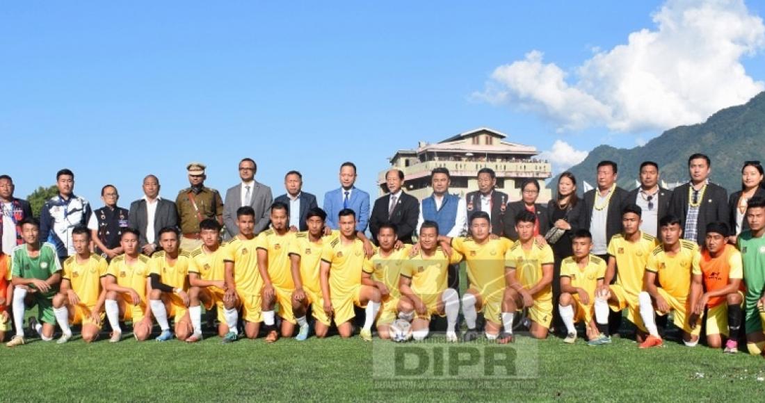 CM INAUGURATES LM ASTRO TURF GROUND CUM 30th LMT 2022   