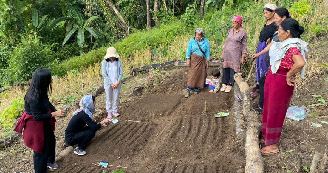 ATMA CONDUCTS FIELD DEMONSTRATION CUM MOBILIZATION OF FARMERS IN CHIEPHOBOZOU