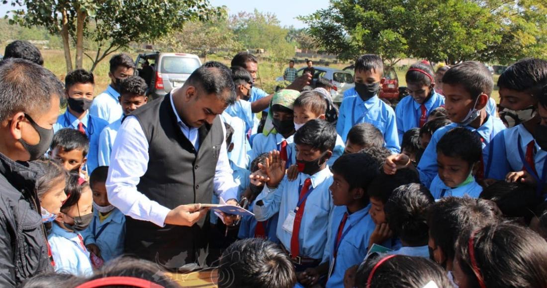 HANGING LIBRARY INAUGURATED AT GMS TENYIPHE II & GMS BLOCK IV CHUMOUKEDIMA