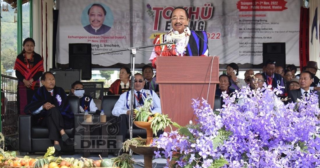 IMKONG L IMCHEN GRACES TOKHU EMONG CUM MINI HORNBILL FESTIVAL AT WOKHA