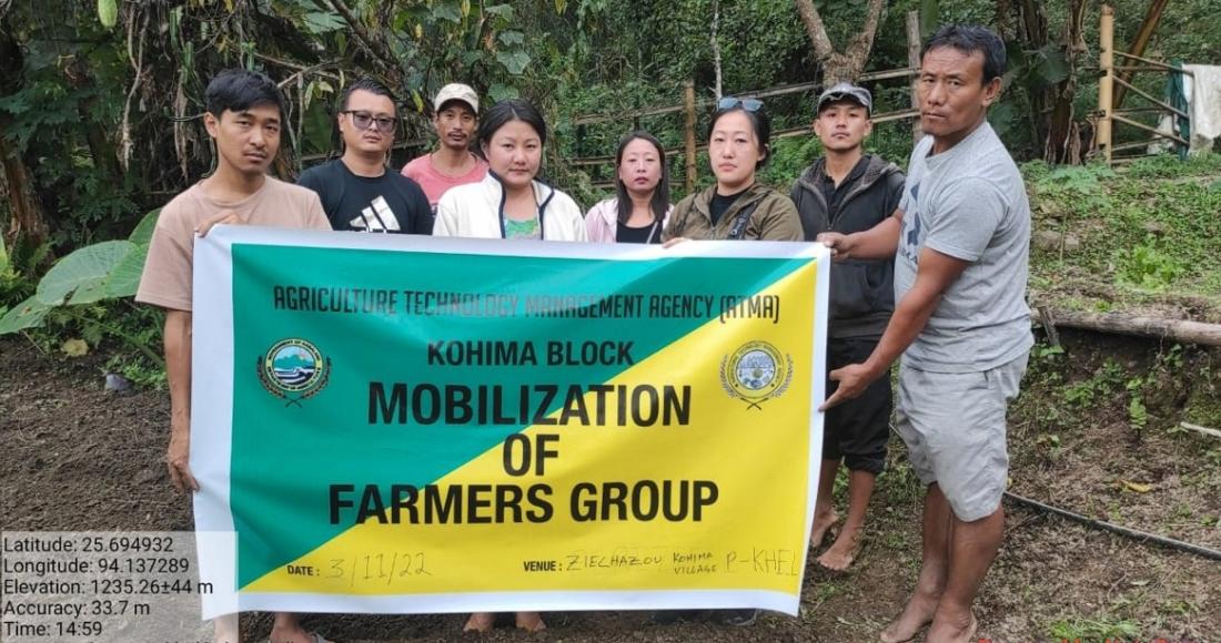 ATMA CONDUCTS FIELD DEMONSTRATION CUM MOBILIZATION OF FARMERS IN KOHIMA