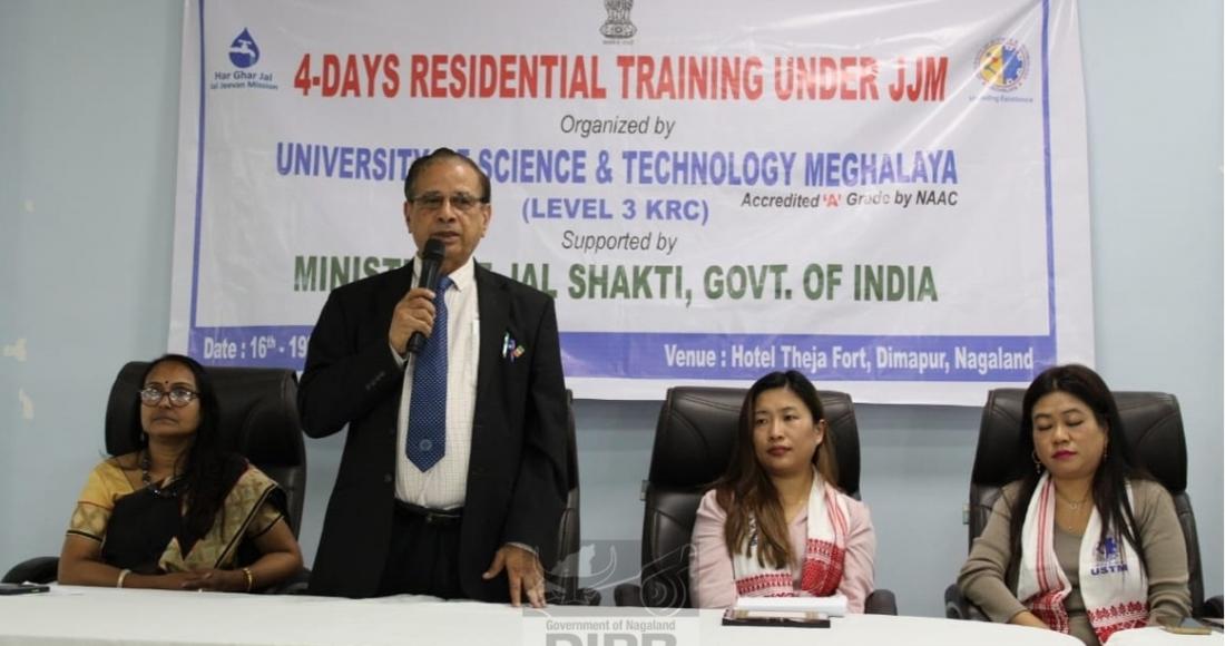 4-DAYS RESIDENTIAL TRAINING UNDER JAL JEEVAN COMMENCES IN DIMAPUR