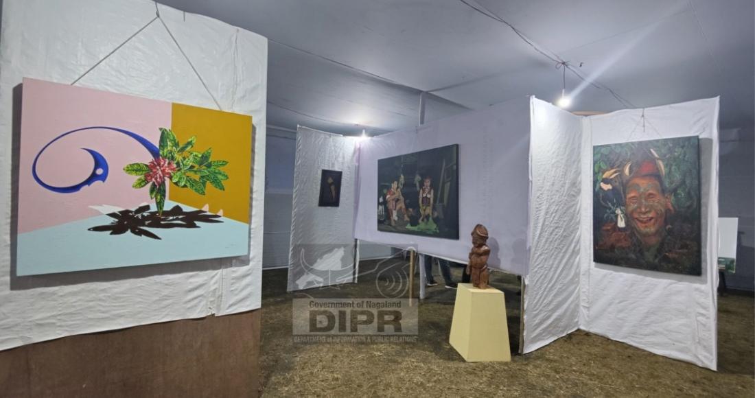 ARTIST CORNER INAUGURATED AT HORNBILL FESTIVAL