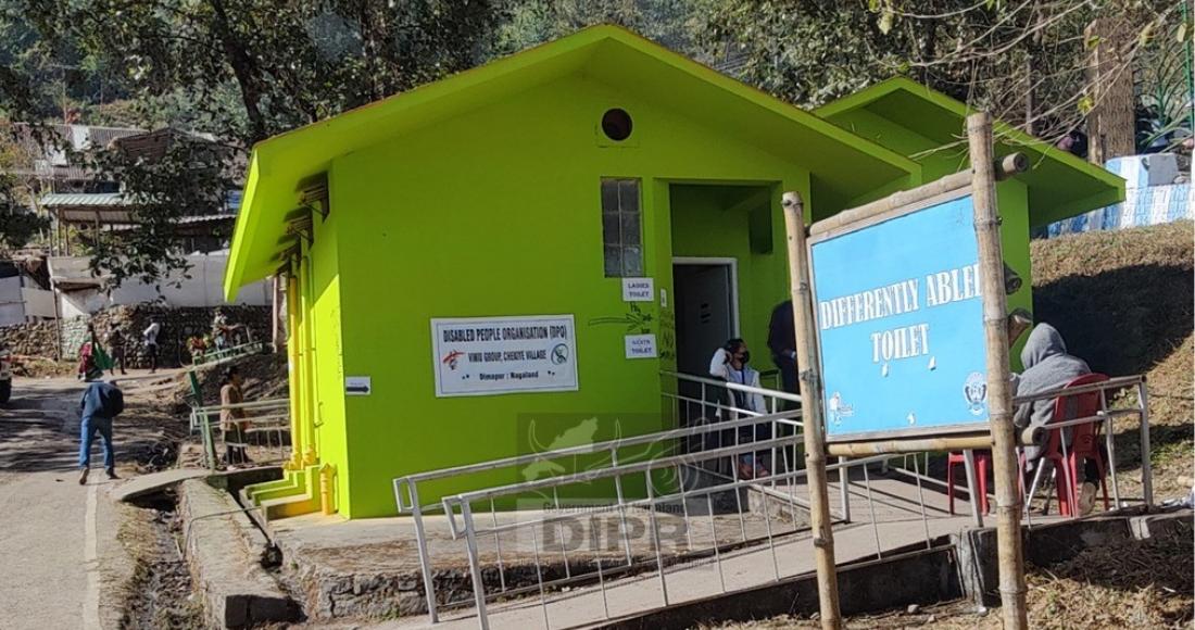 Differently abled toilet at Kisama