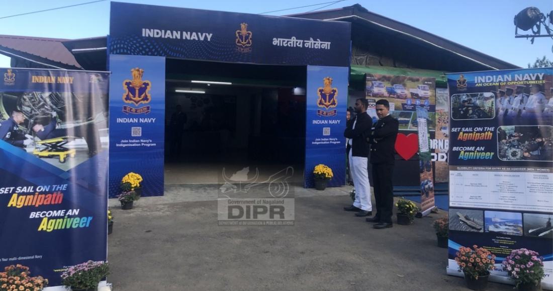 Indian Navy counter set up at Kisama