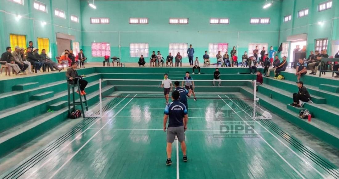 Inter Departmental Badminton tournament held at Kiphire