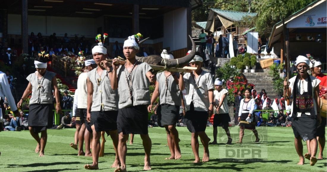 Kuki cultural troupe performing Savailhun