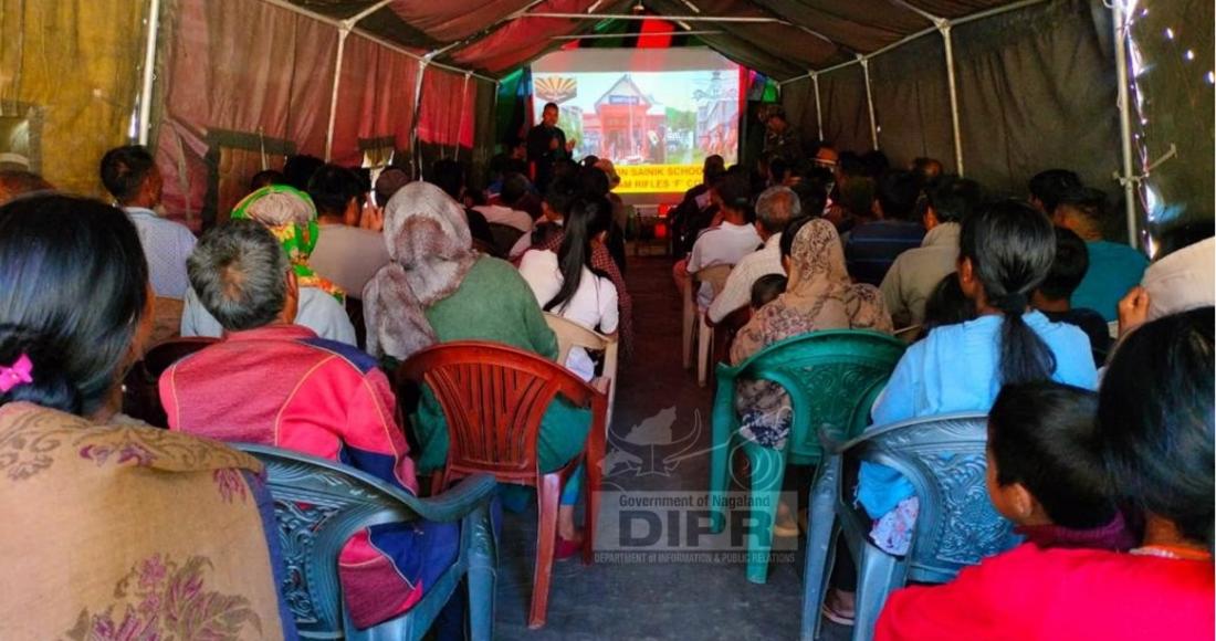 Lecture and feast for Sainik School Aspirants at Choklangan Vill, Noklak