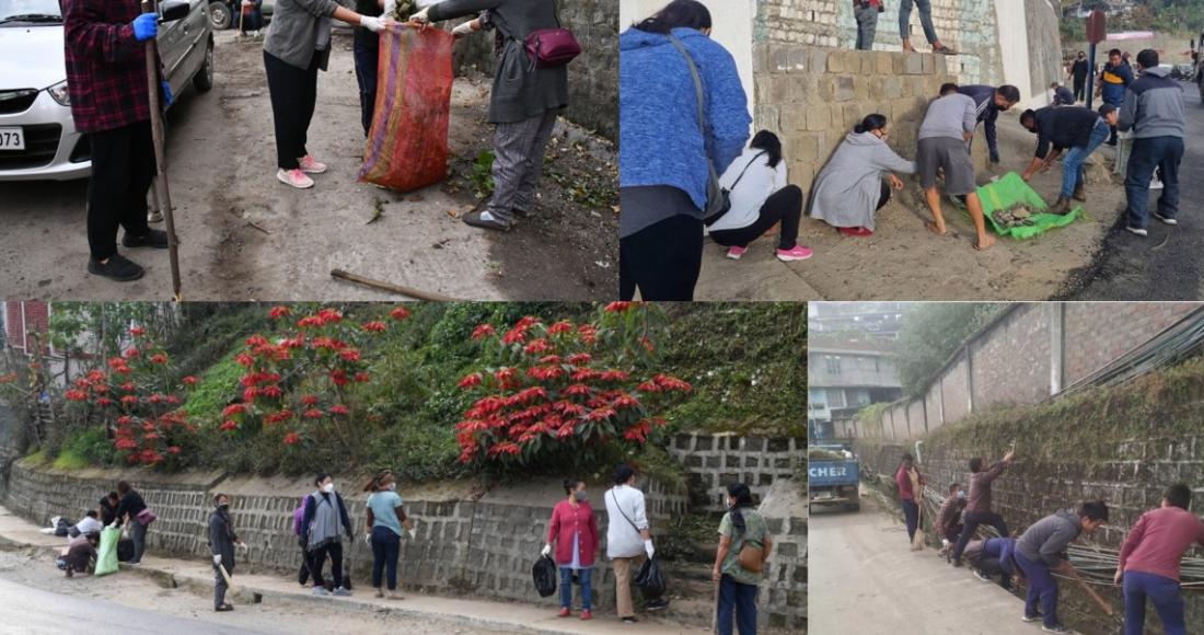 MASS SOCIAL WORK CONDUCTED AT KOHIMA