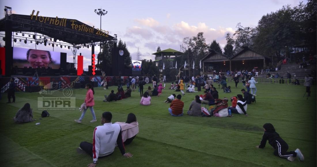 OPEN AIR CINEMA AT HORNBILL FESTIVAL KISAMA