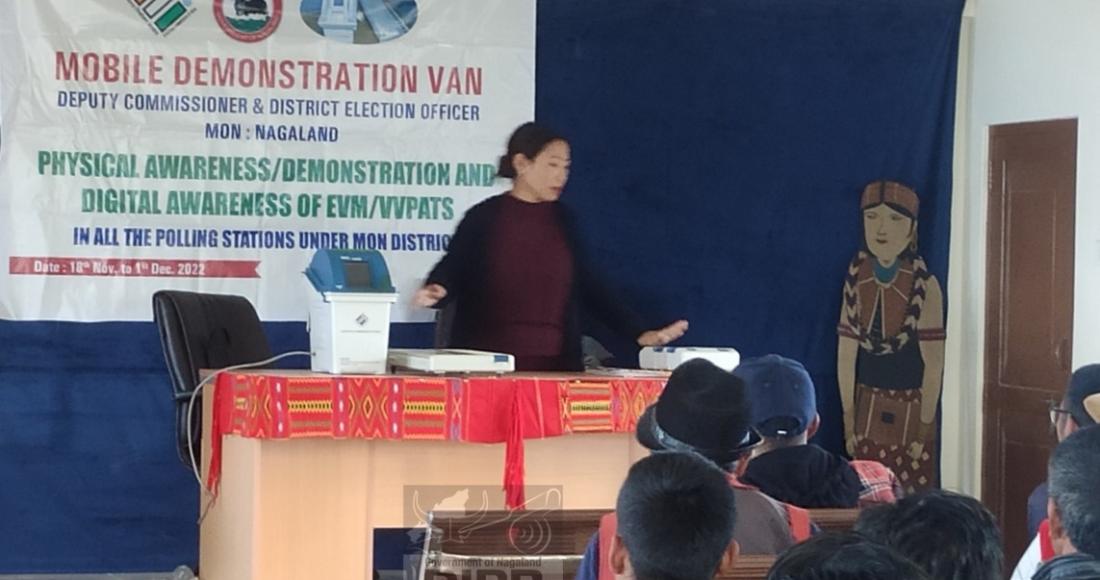 DEMONSTRATION AND DIGITAL AWARENESS OF EVM/ VVPATS AT 45TH TEHOK