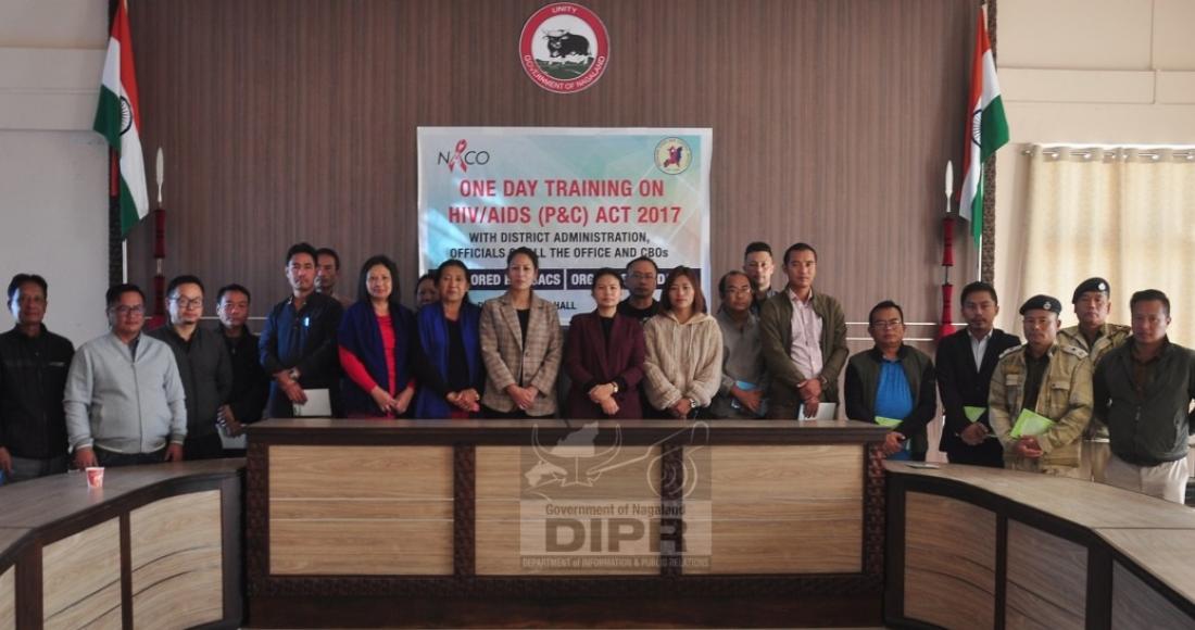 TRAINING ON HIV/AIDS CONDUCTED AT MOKOKCHUNG