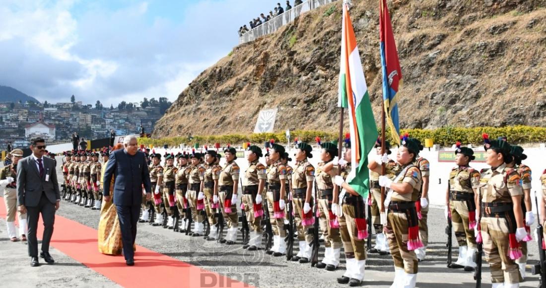 VICE PRESIDENT OF INDIA, JAGDEEP DHANKHAR ARRIVES AT KOHIMA