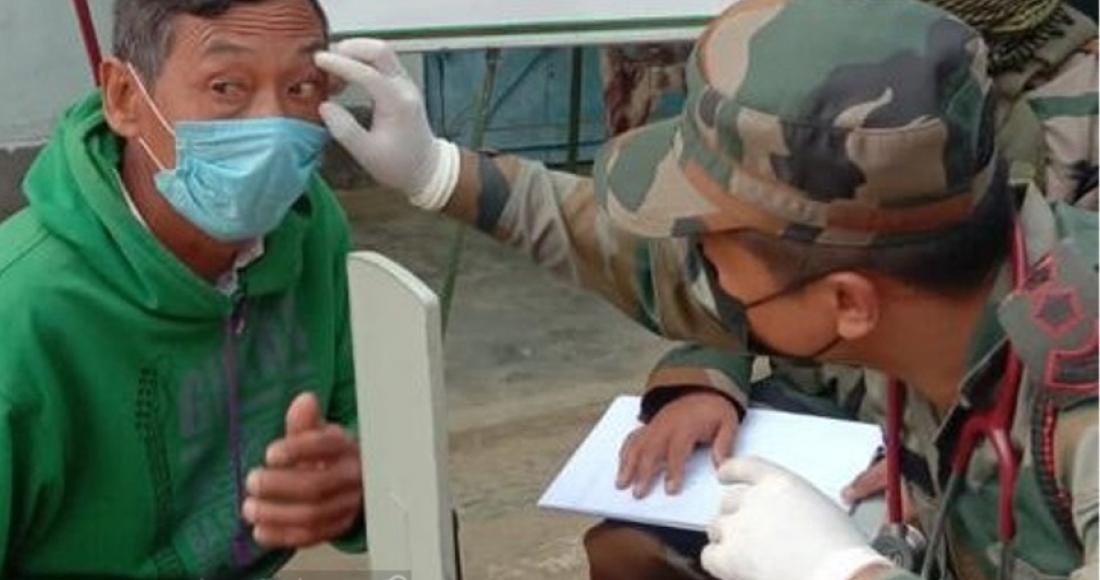 Assam Rifles organised Medical Clinic at Yimprasa Village