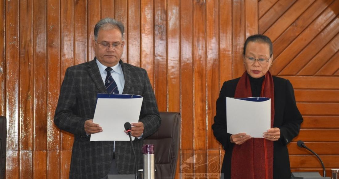 BANUO Z JAMIR SWORN IN AS LOKAYUKTA, NAGALAND