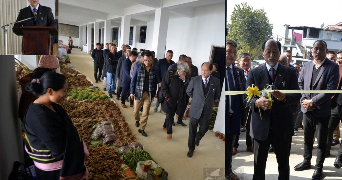CM Inaugurate Farmer market at Meriema