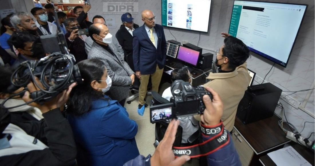 Chief Minister, Neiphiu Rio launched the 10 Bed ICU wards across 12 district  hospitals during a programme held at Capital Cultural Centre, Kohima