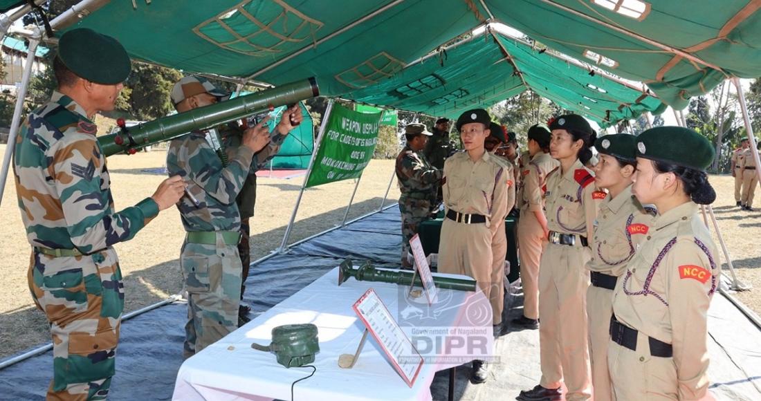 23 ASSAM RIFLES ORGANIZES WEAPONS DISPLAY FOR NCC CADETS