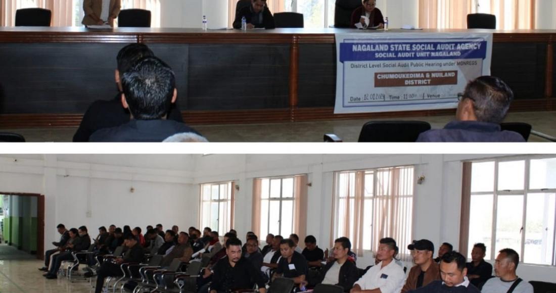 DISTRICT LEVEL SOCIAL AUDIT PUBLIC HEARING UNDER MGNREGS HELD AT CHUMOUKEDIMA