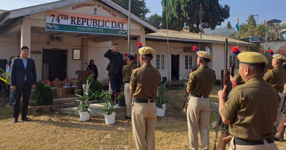 REPUBLIC DAY CELEBRATED AT PUGHOBOTO