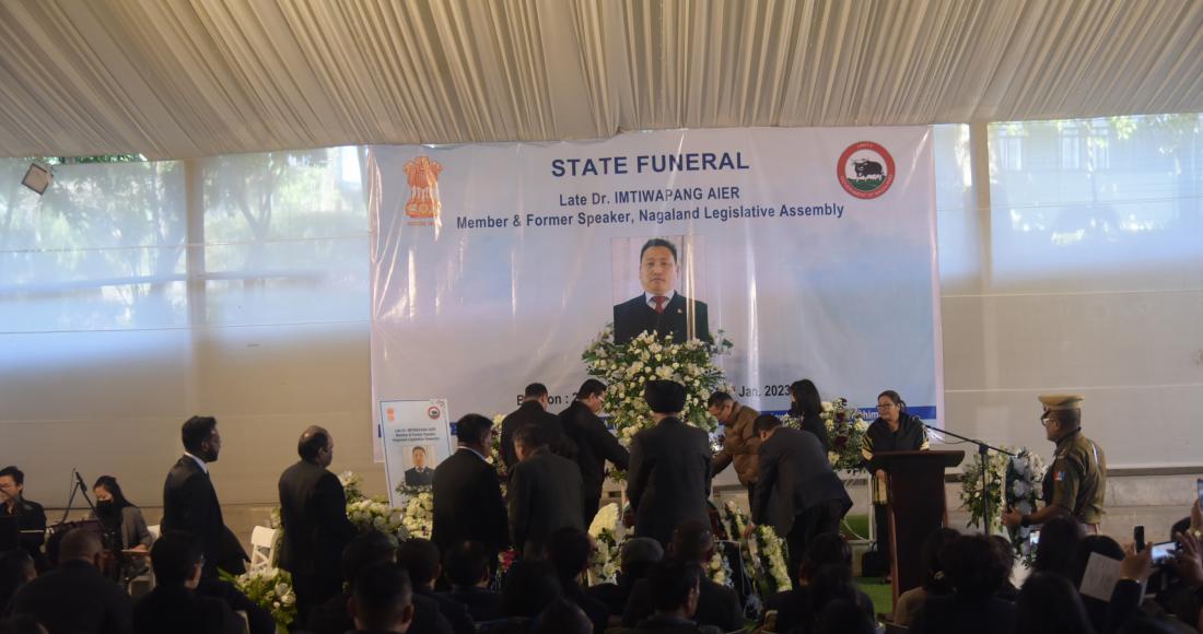 STATE FUNERAL OF LATE DR IMTIWAPANG AIER HELD