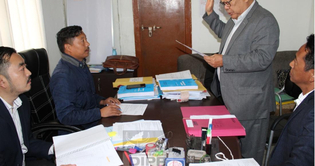 EIGHT CANDIDATES FILES NOMINATIONS AT DIMAPUR DCs OFFICE