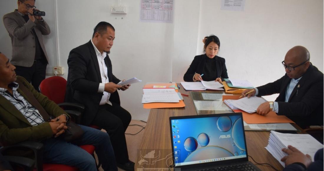 H. Zungkhum file nomination from Tuensang Sadar II