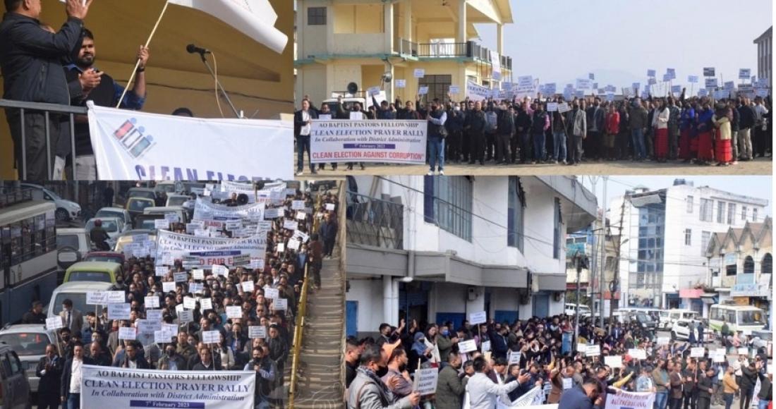 CLEAN ELECTION PRAYER RALLY HELD IN MOKOKCHUNG