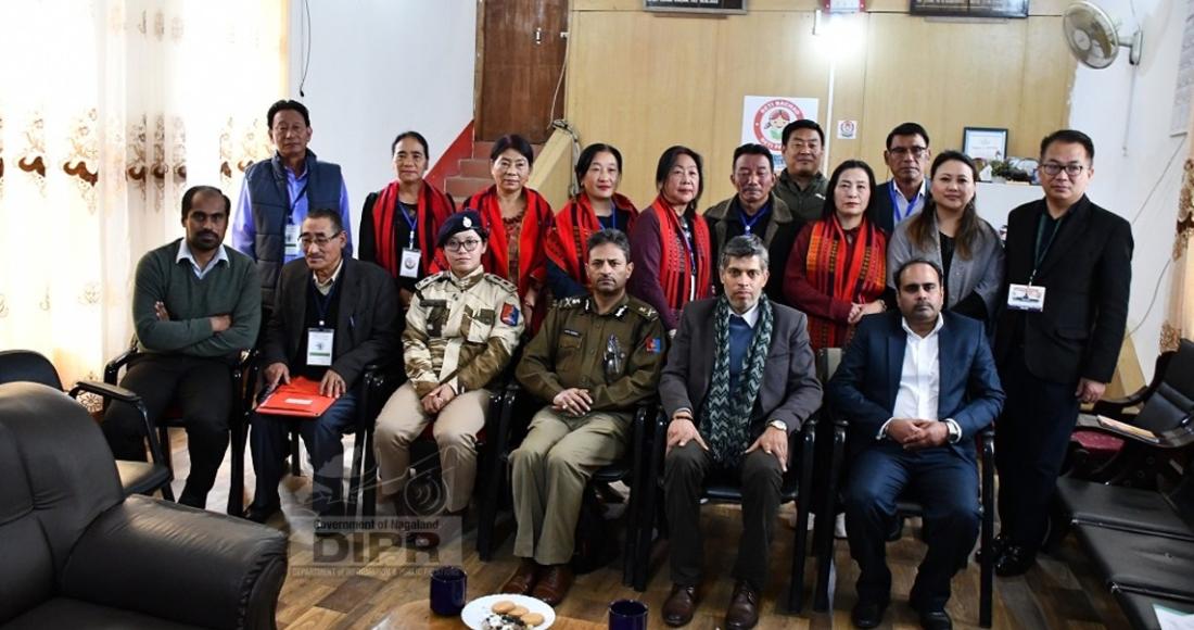 CEO, HOME COMMISSIONER NAGALAND, AND DGP HOLD LAW AND ORDER REVIEW MEETING AT WOKHA