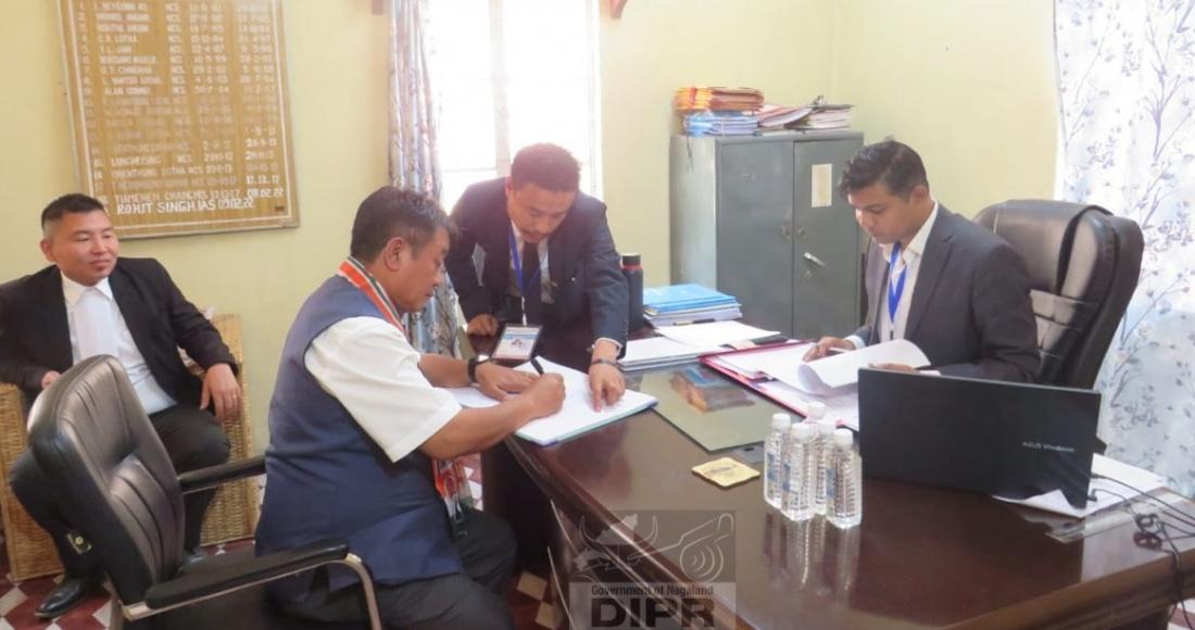 Chenithung Humtsoe file nomination from Bhandari