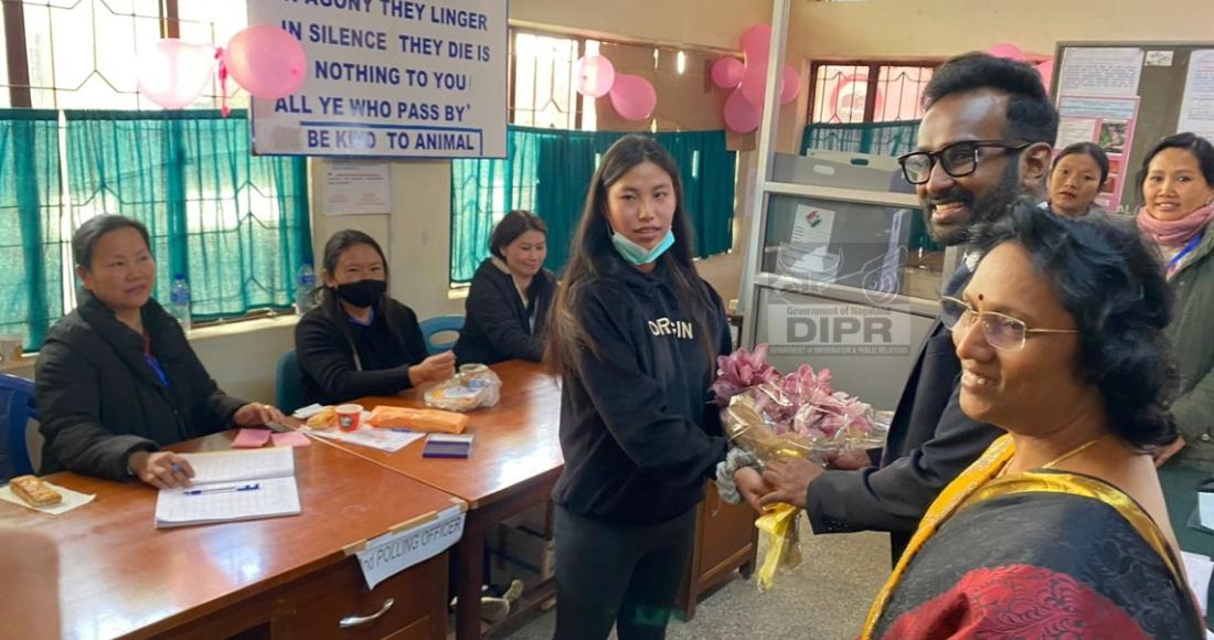 7 POLLING STATIONS MANNED BY ALL WOMEN PARTY UNDER 9 KOHIMA TOWN A/C