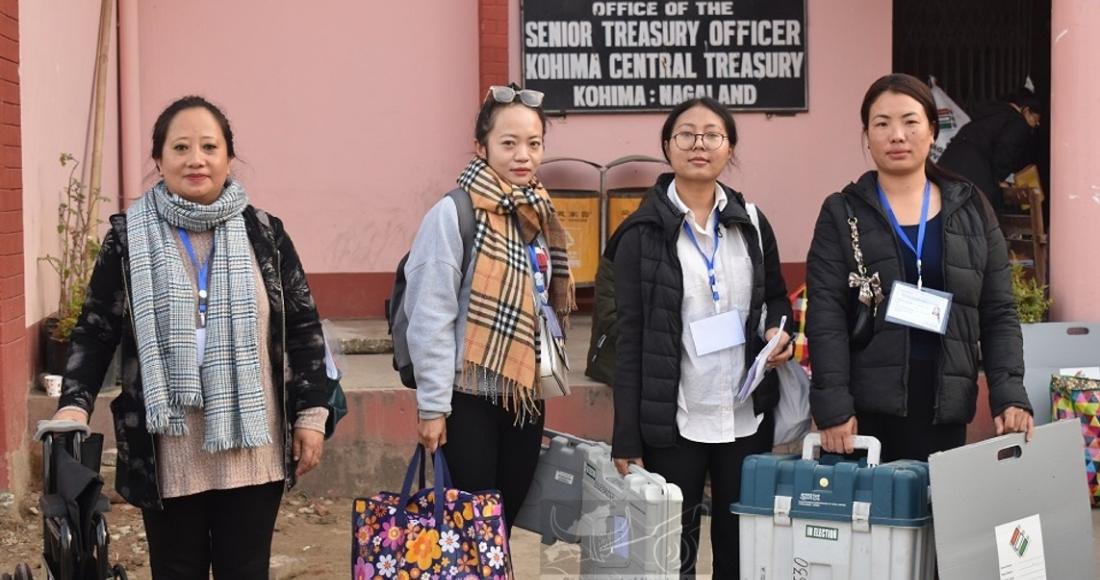 KOHIMA DISTRICT ELECTION: POLL PARTIES DISPATCH TO 184 POLLING STATIONS