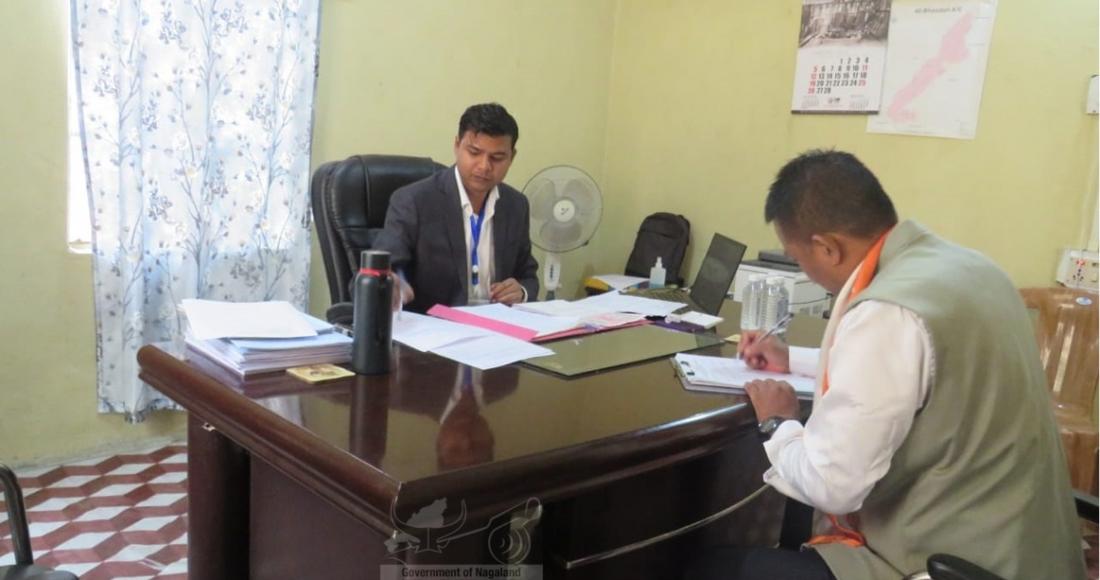 John Ovung file nomination from Bhandari