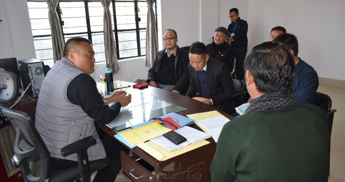 Kupota Khesoh file nomination papers from Phek