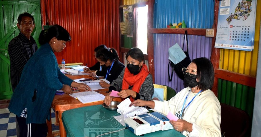 Tuensang Sadar II all women polling station