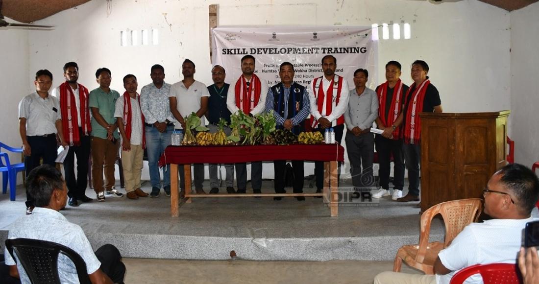 TRAINING ON FRUITS AND VEGETABLES PROCESSING HELD AT HUMTSO VILLAGE