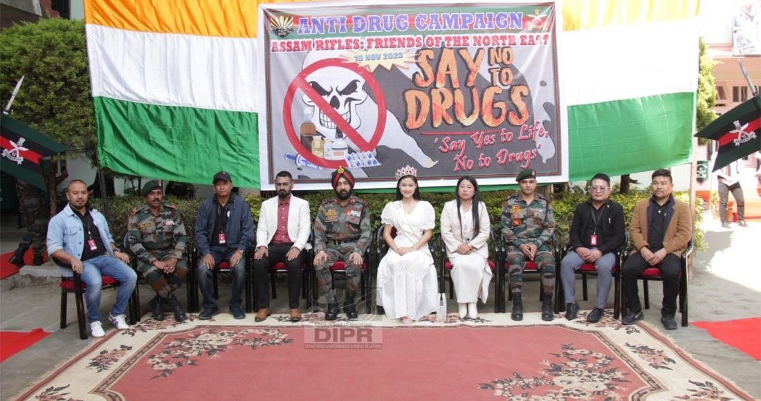 13TH ASSAM RIFLES INITIATES ANTI-DRUG CAMPAIGN IN KOHIMA