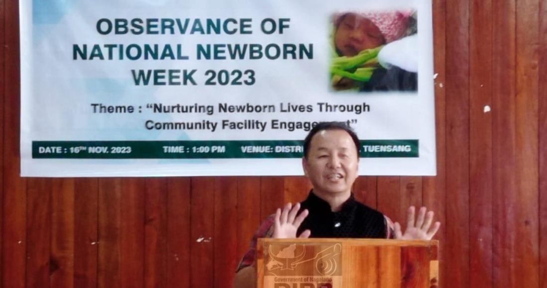 NATIONAL NEWBORN WEEK 2023 CELEBRATED AT DISTRICT HOSPITAL TUENSANG