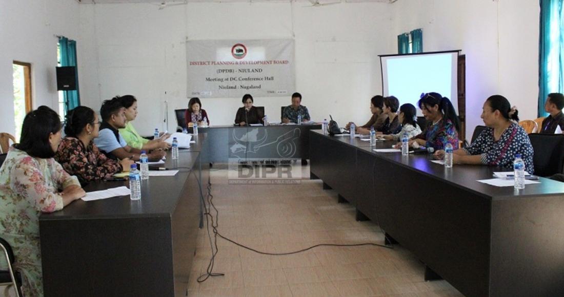 NIULAND DISTRICT PLANNING AND DEVELOPMENT BOARD MEETING HELD