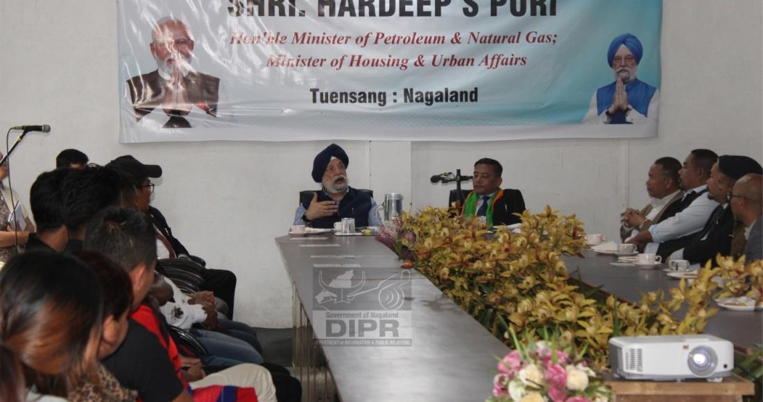 HARDEEP S PURI VISITED TUENSANG